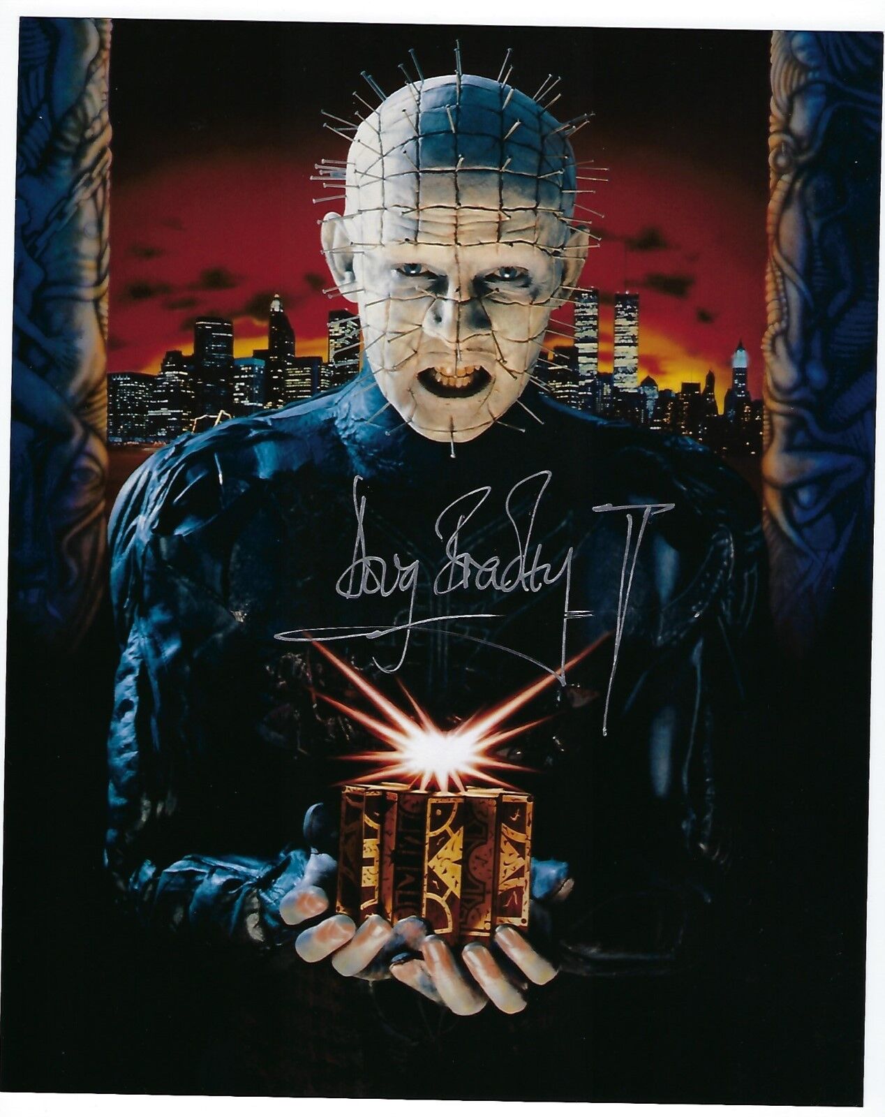 Doug Bradley - Hellraiser signed Photo Poster painting