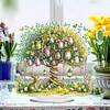 Diamond Painting Acrylic Easter Egg Tree Desktop Ornaments for Bedroom Table Decor