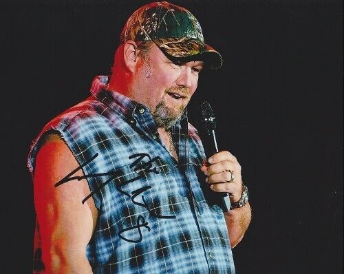 Larry the Cable Guy Signed - Autographed comedian 8x10 inch Photo Poster painting