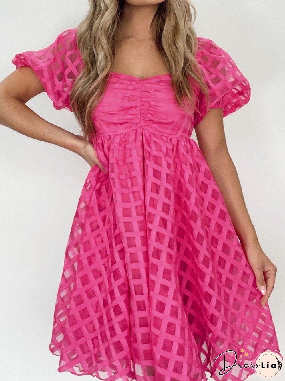 Sweetheart Neckline Mini Dress