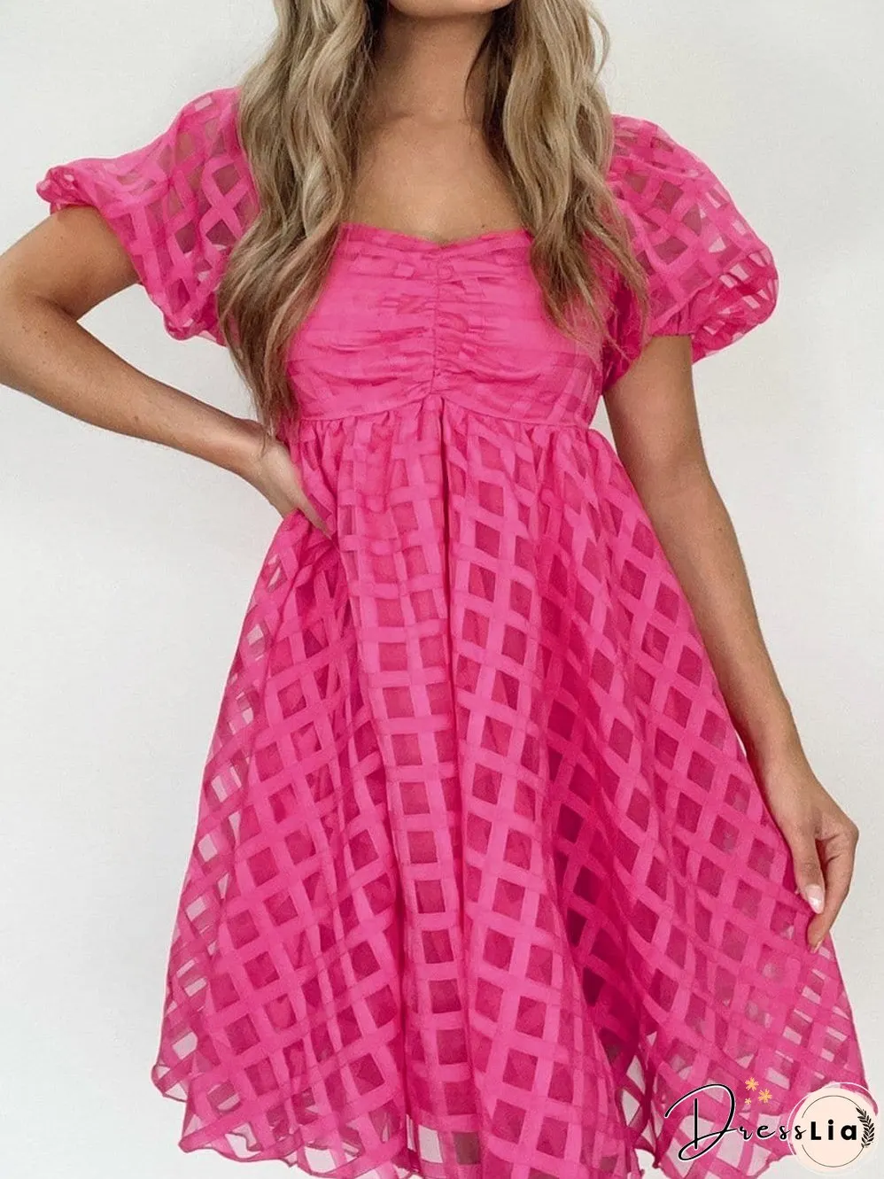 Sweetheart Neckline Mini Dress