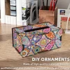 Wooden Diamond Painting Tissue Box for Home and Office Decoration (ZJH039)