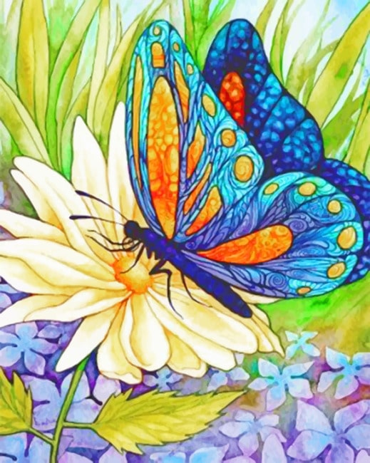 

Butterfly – Insects Paint By Numbers - 40*50CM, 501 Original