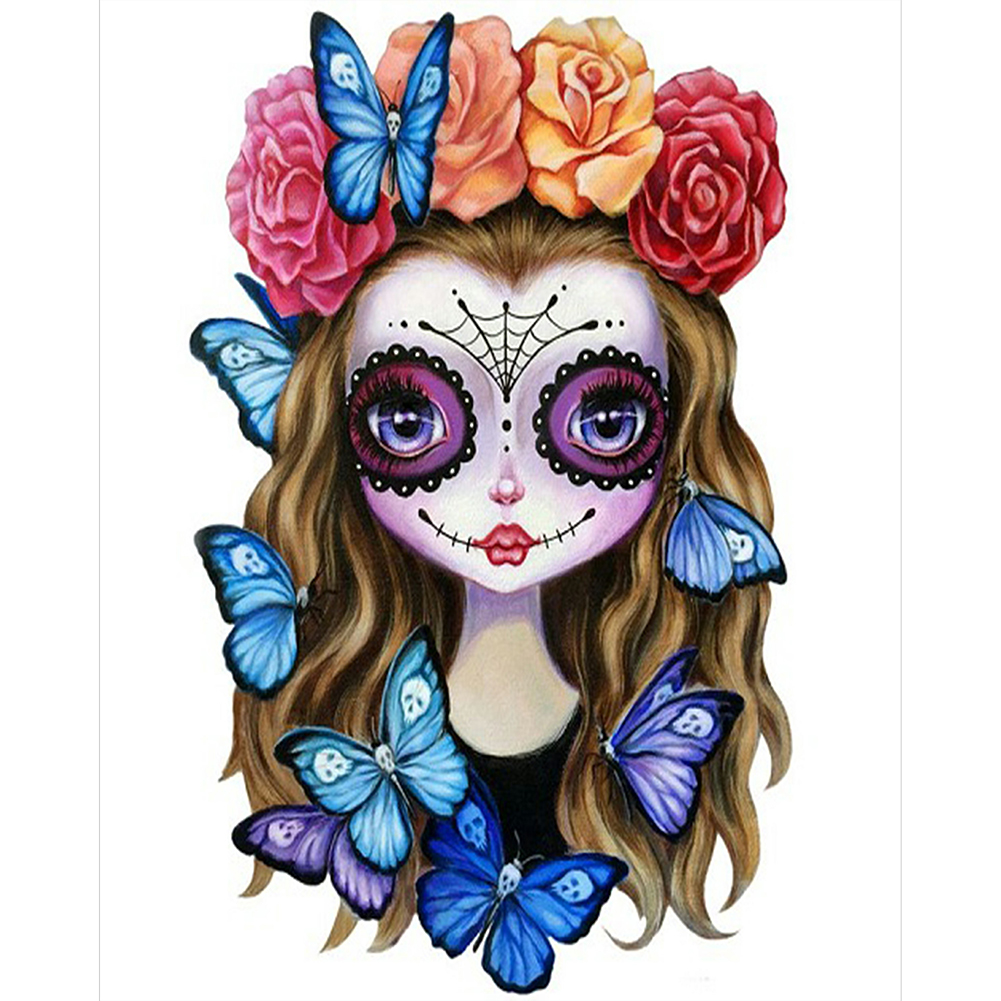 

Big Eyes Girl-Round Drill Diamond Painting-30*45CM, 501 Original