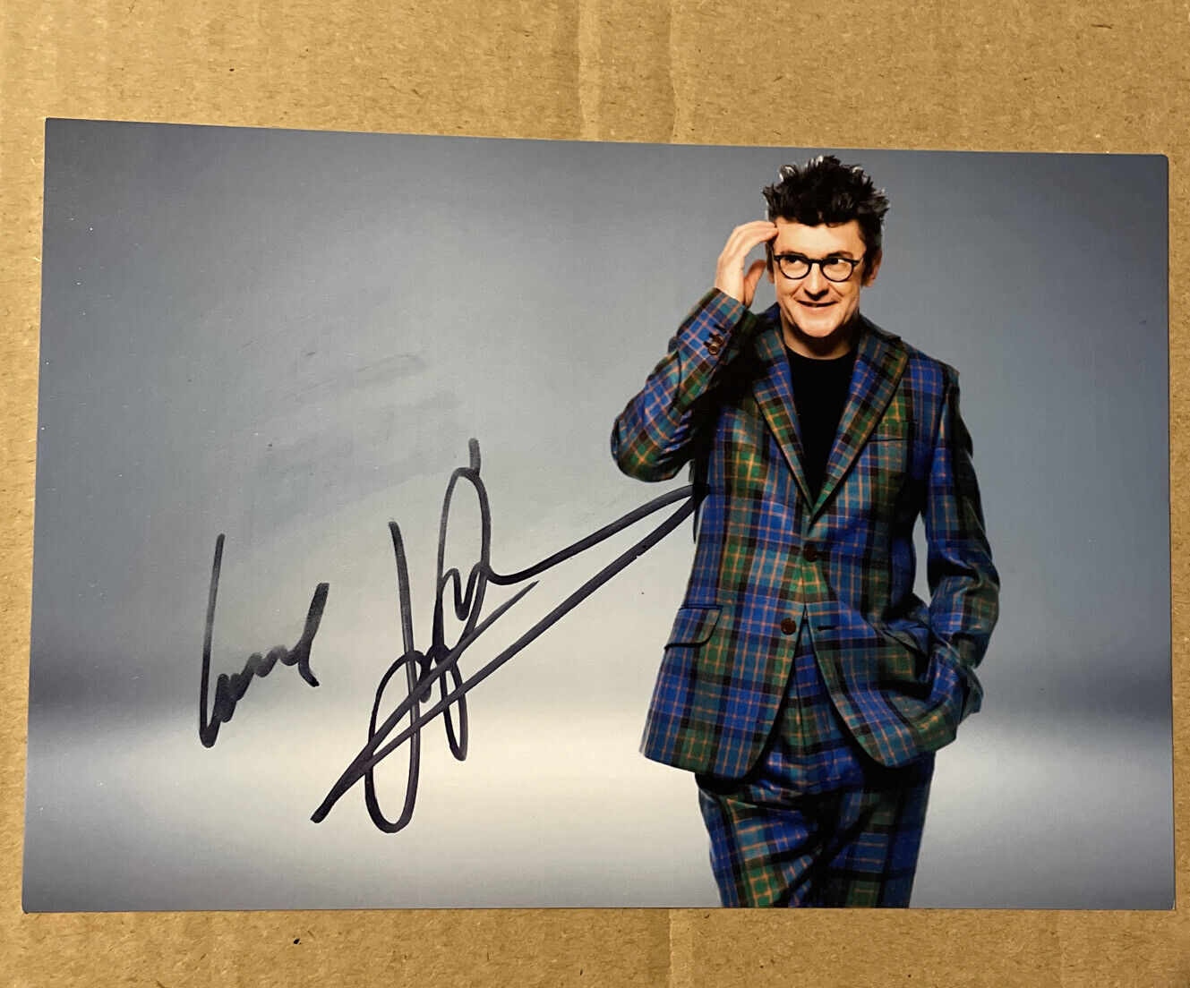 Joe Pasquale HAND SIGNED 6x4 Photo Poster painting AUTOGRAPH Slight Damage Comedy Comedian TV