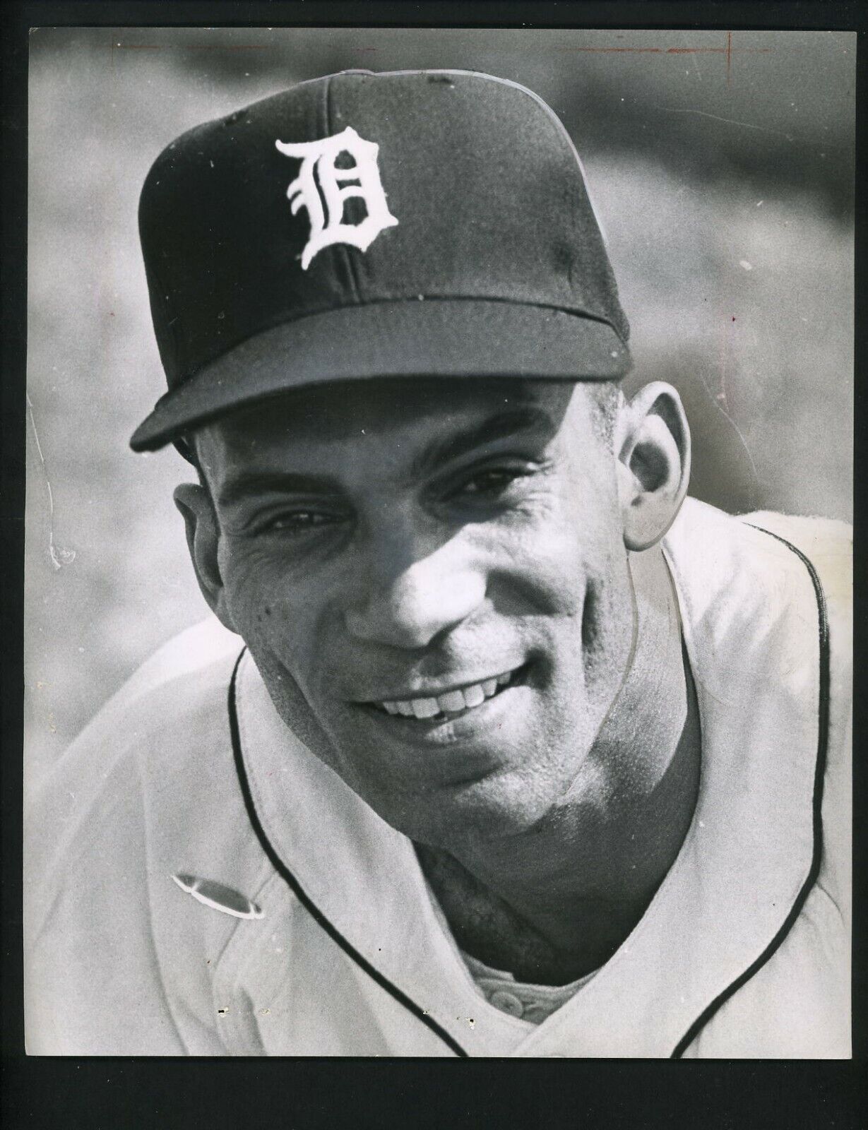 Billy Bruton 1963 Press Photo Poster painting Detroit Tigers