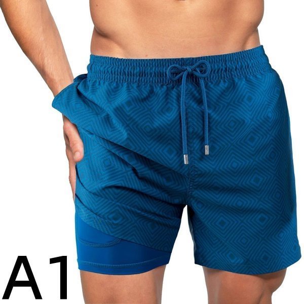Lindaflors Double-layer beach pants
