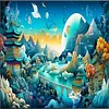 Auspicious Landscapes-11CT Stamped Cross Stitch 190*80cm/74.8*31.5in(Big Size) tapestrymarket