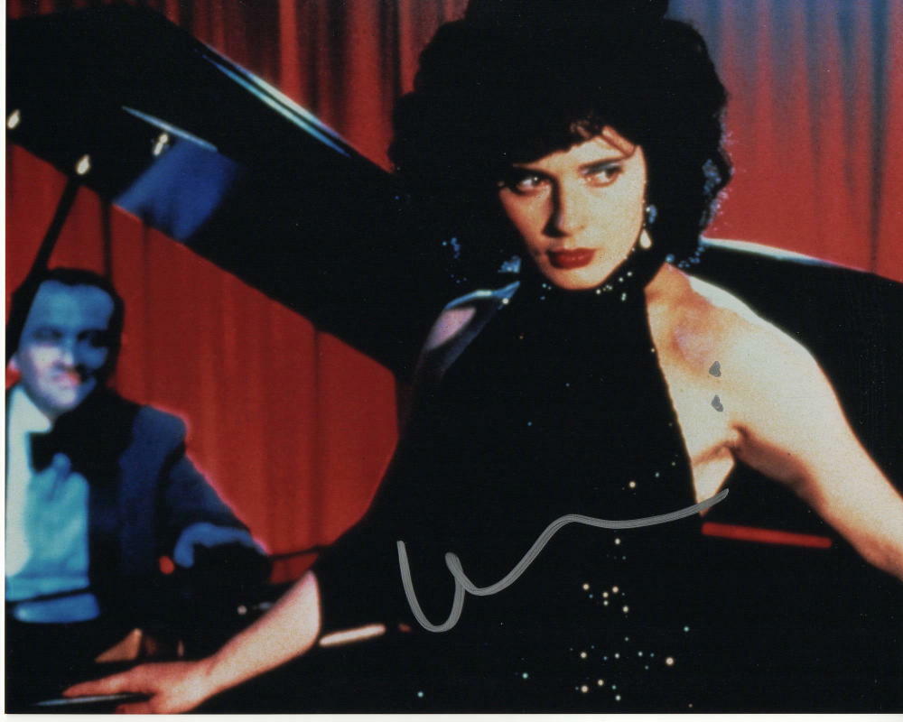 ISABELLA ROSSELLINI SIGNED AUTOGRAPH 8X10 Photo Poster painting - BLUE VELVET, DEATH BECOMES HER