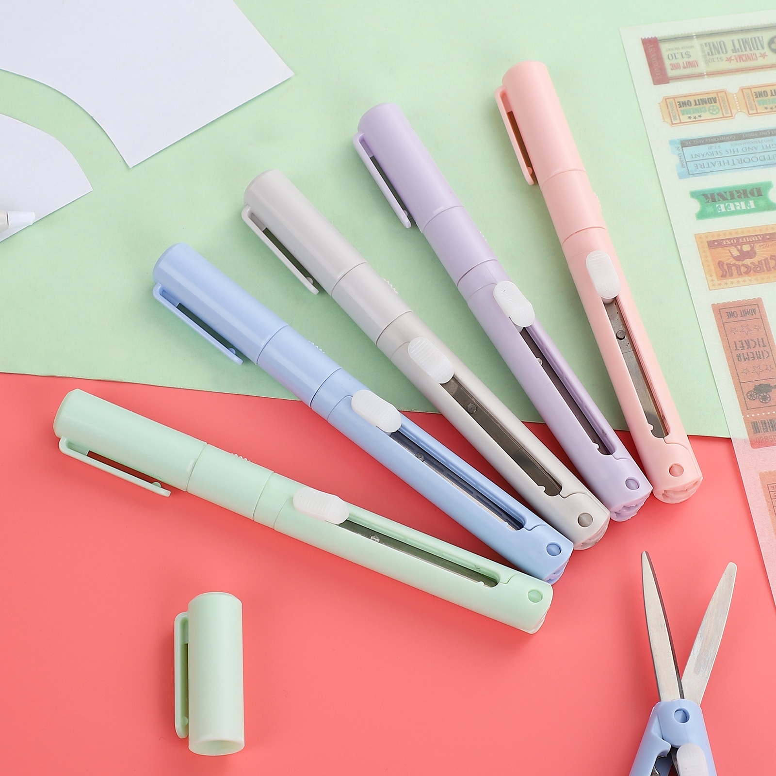 Foldable Pencil Scissors Journal Cutting Paper Cutter - Temu