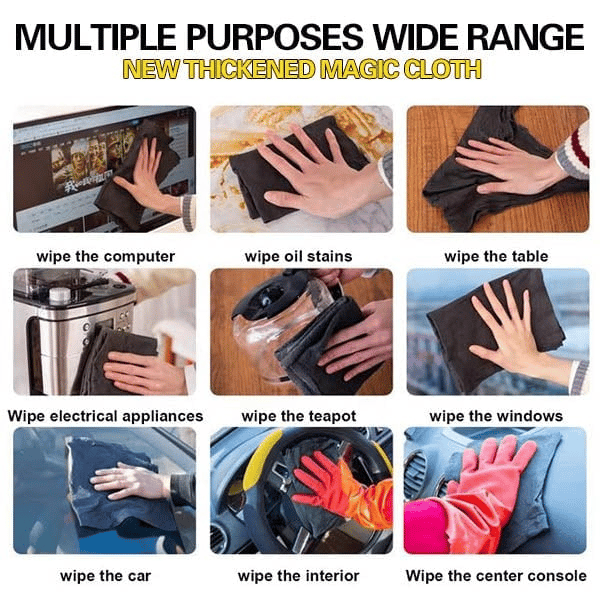 Thickened Magic Cleaning Cloth👍Buy 5 get 5 FREE(10 PCS)🔥$3.99/Pc
