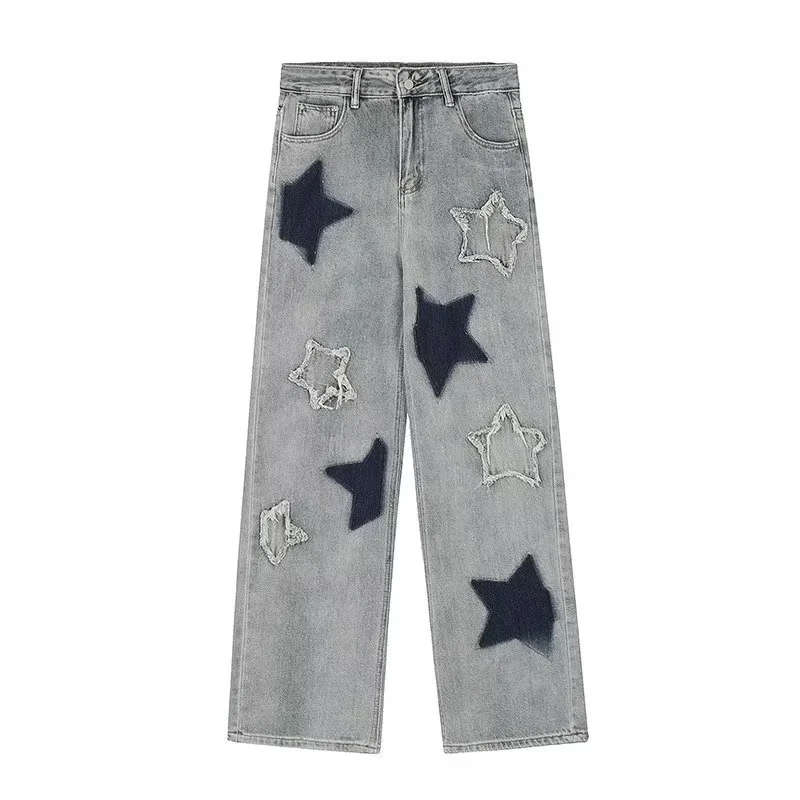 LIGHT BLUE STAR JEANS