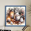 Halloween Ghost Candles - 11CT Counted Cross Stitch - 40*40cm - Halloween