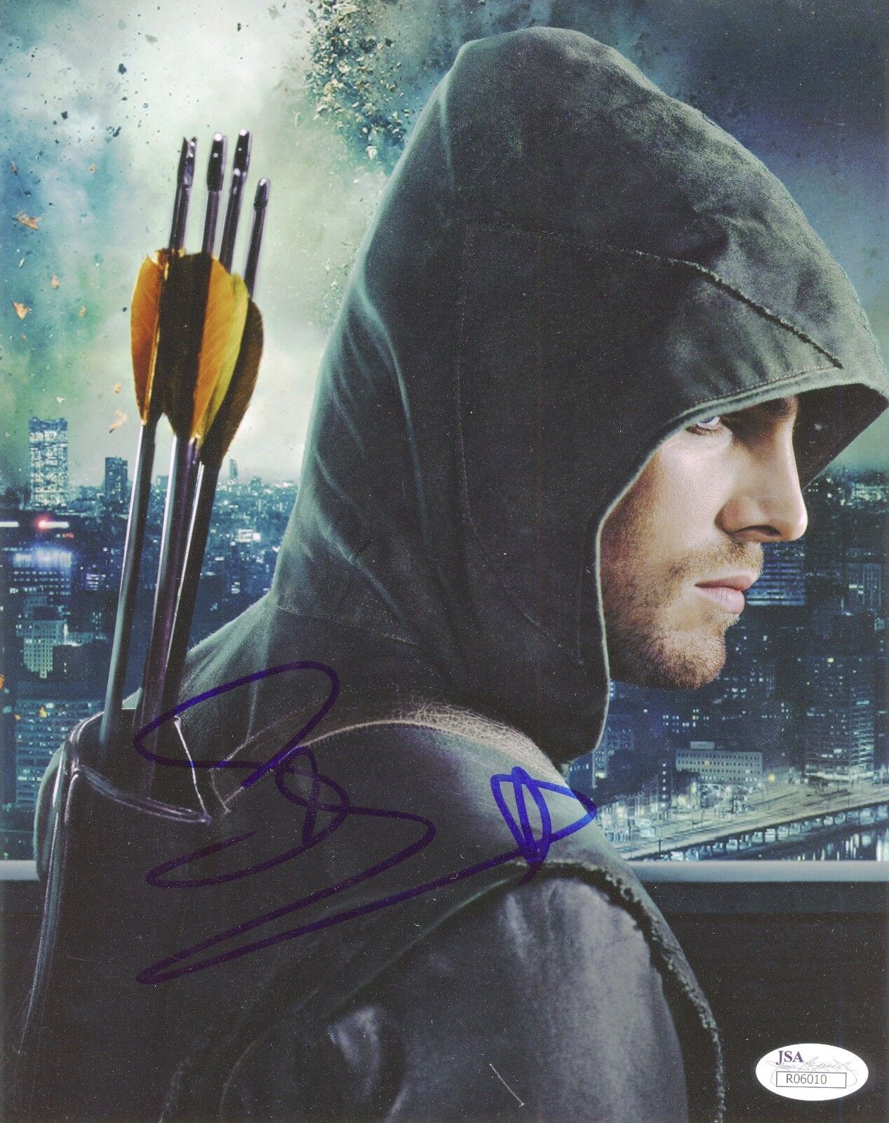 STEPHEN AMELL Authentic Hand-Signed ARROW