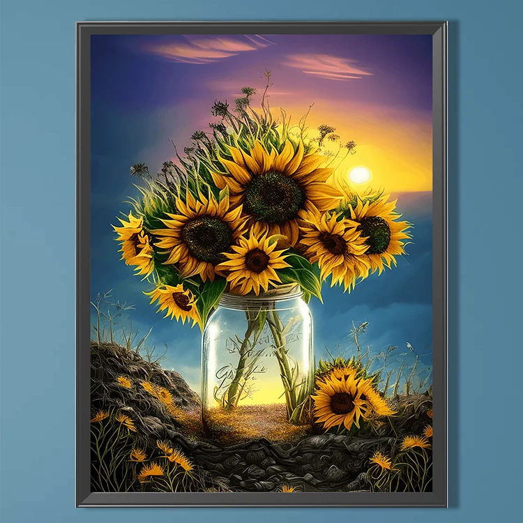 Full Round Drill Diamond Painting - Sunflower - 40*70cm