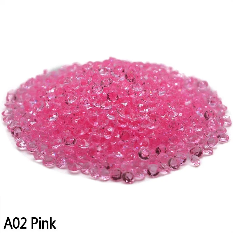 Wedding Decoration 1000PCS 4.5mm Crafts Crystal Confetti Table Scatters Clear Crystals Centerpiece Events Party Festive Supplies