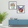 2Pack Flower Butterfly-Crystal Rhinestone Diamond Painting(30x30cm)