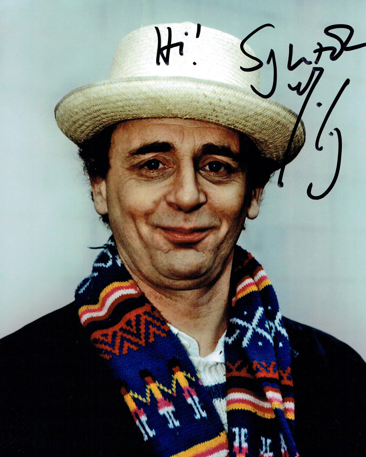 Sylvester McCOY SIGNED Autograph 10x8 Photo Poster painting AFTAL Dr WHO