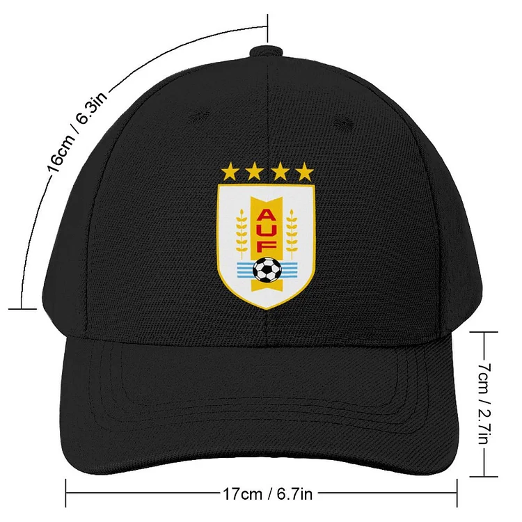 Uruguay Baseball Cap Verstellbar Reine Farbe Baseballkappe Mütze