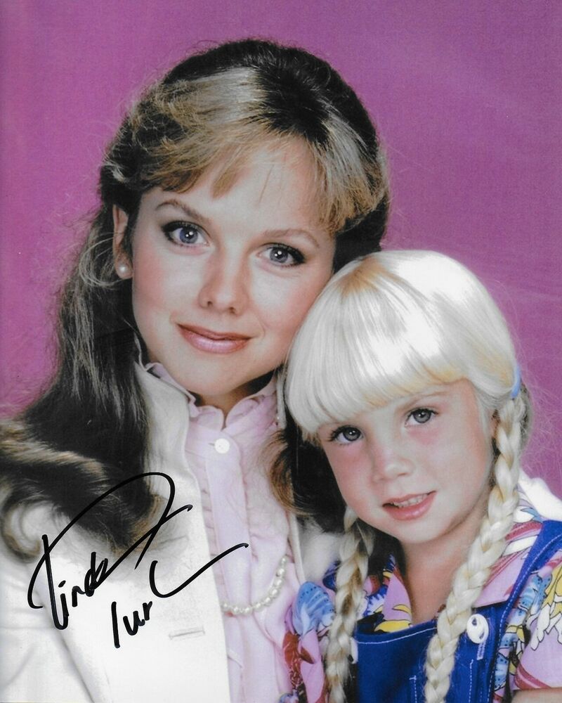 Linda Purl Happy Days Original Autographed 8x10 Photo Poster painting #2