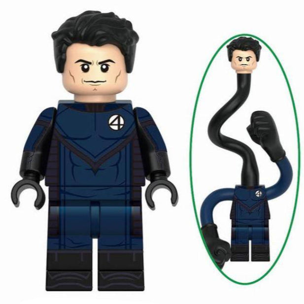 Mr Fantastic (Fantastic Four) Custom Marvel Superhero Minifigure Minifigure Bricks monstertoys