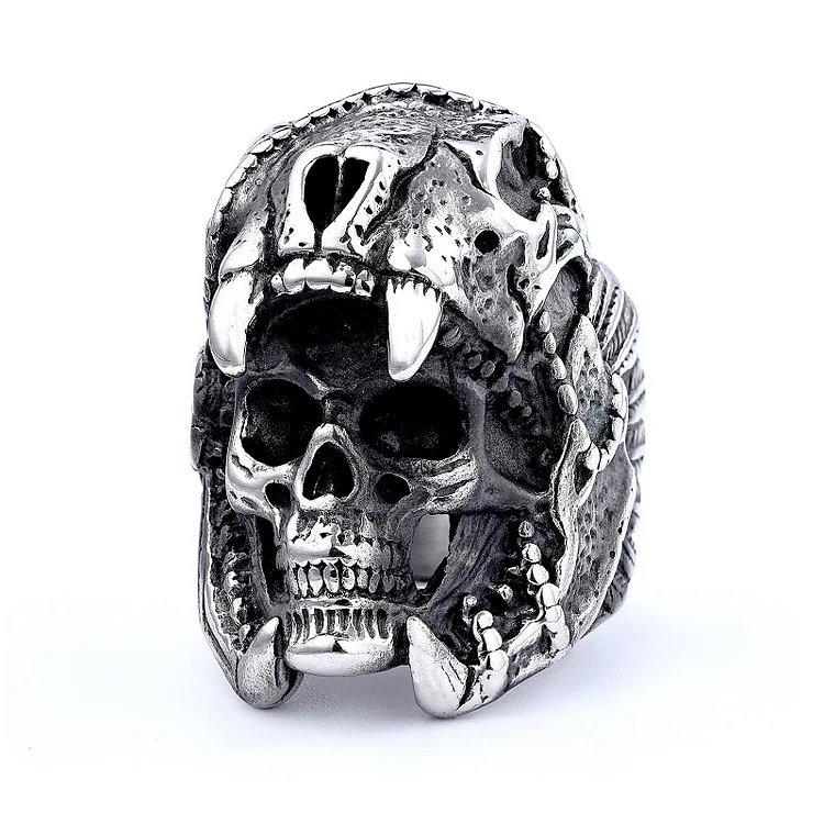 Mighty Skull Head Ring