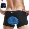Men's Cycling Shorts Breathable Mesh Cycling Gel Pad Shockproof Underwear Gel Pad Shockproof