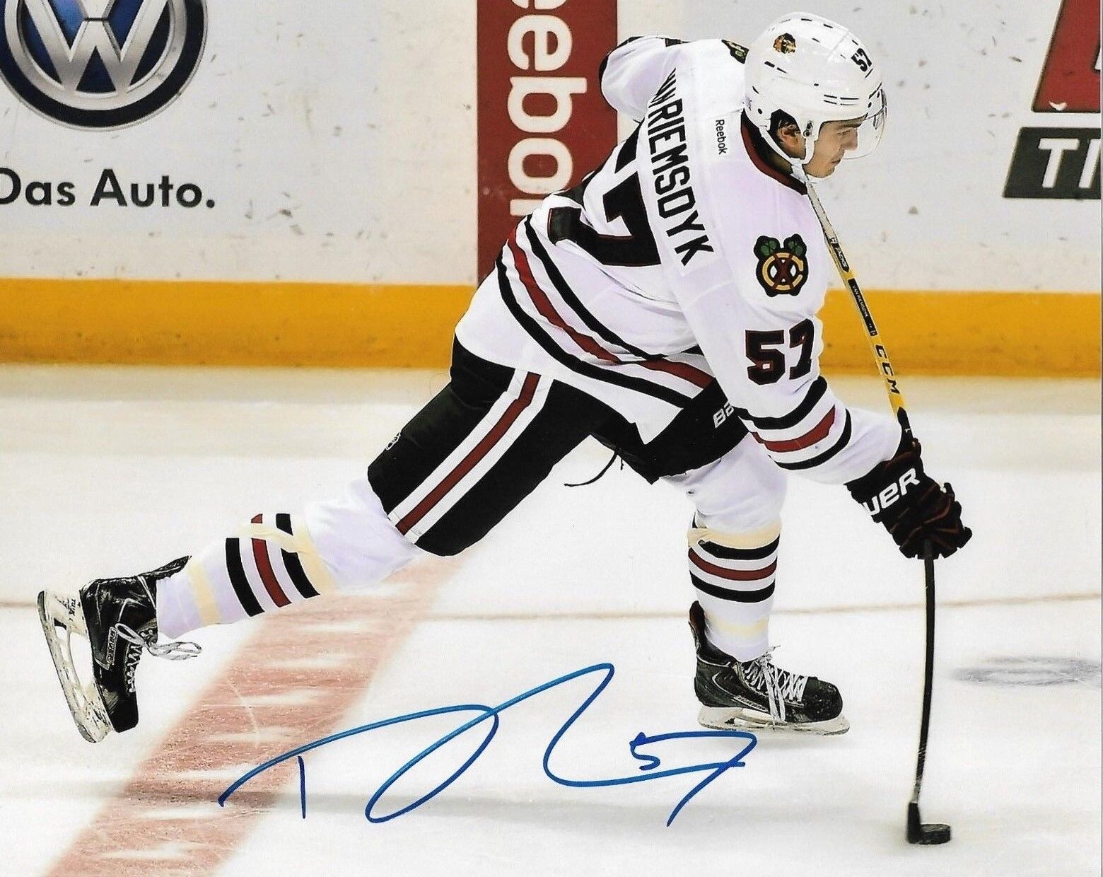 TREVOR VAN RIEMSDYK TVR signed autographed CHICAGO BLACKHAWKS STANLEY CUP w/COA