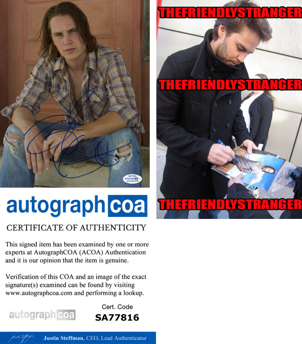 TAYLOR KITSCH signed FRIDAY NIGHT LIGHTS