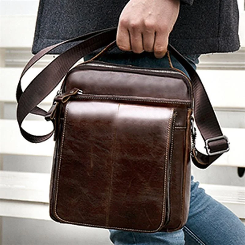 High Quality Top Layer Leather Handbag Multifunctional Crossbody Bag