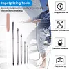 Rope Splicing Tool Kit Stainless Steel Knotter Tools for Double Braid Eye Line