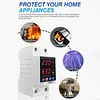Over Under Voltage Protector 40A/63A 220V Dual Display Adjustable Protector