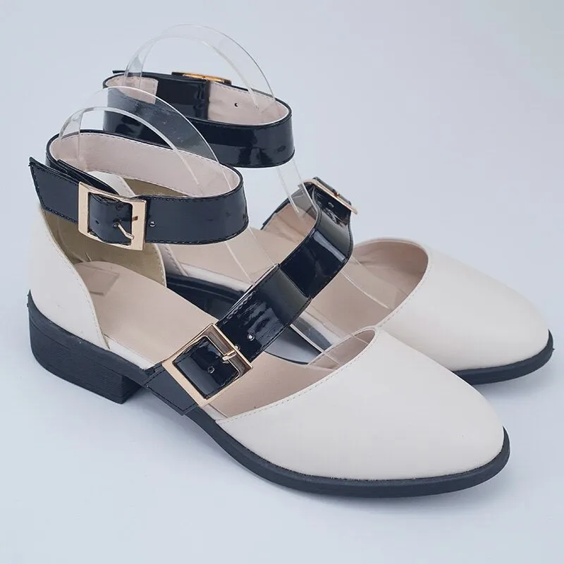 2019 Women Sandals New Female Shoes Woman Summer Buckle Strap Comfortable Sandals Ladies Slip-on Flat Sandals