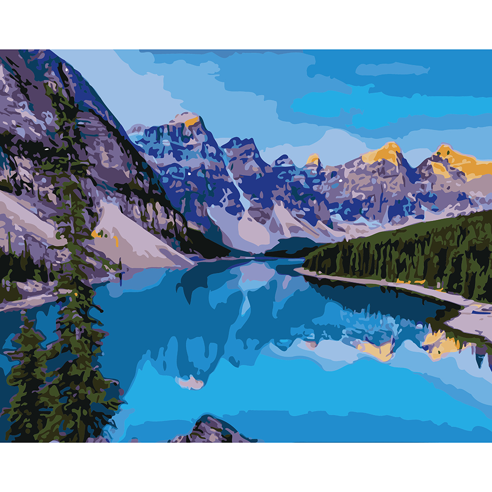 

40*50cm - Painting By Numbers - Mountains and Rivers, 501 Original