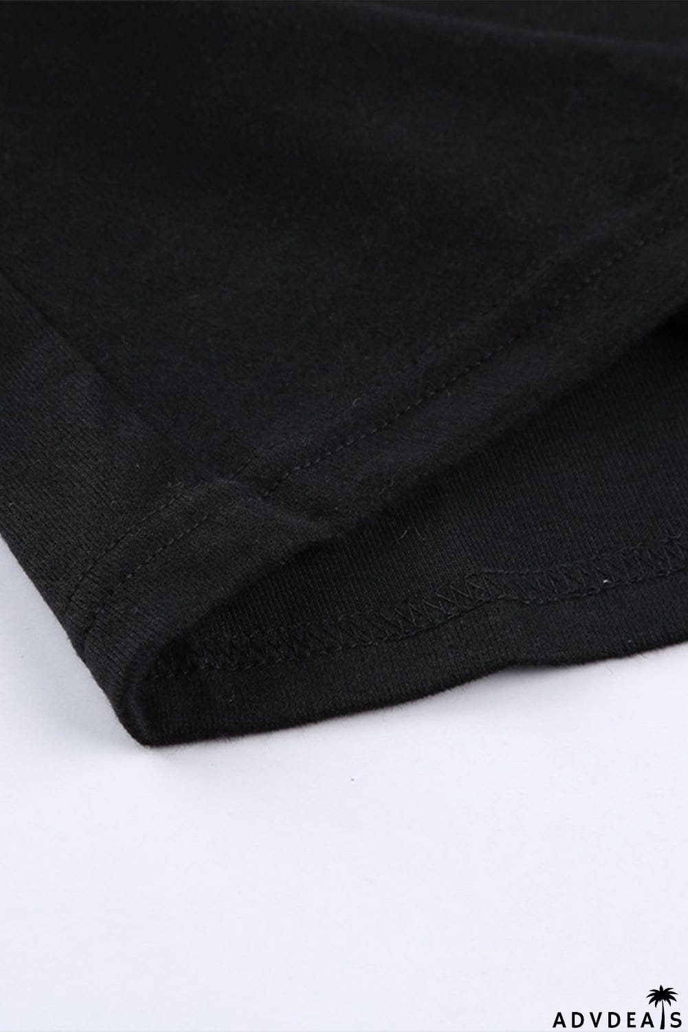 Sequin Shoulder Long Sleeve Top