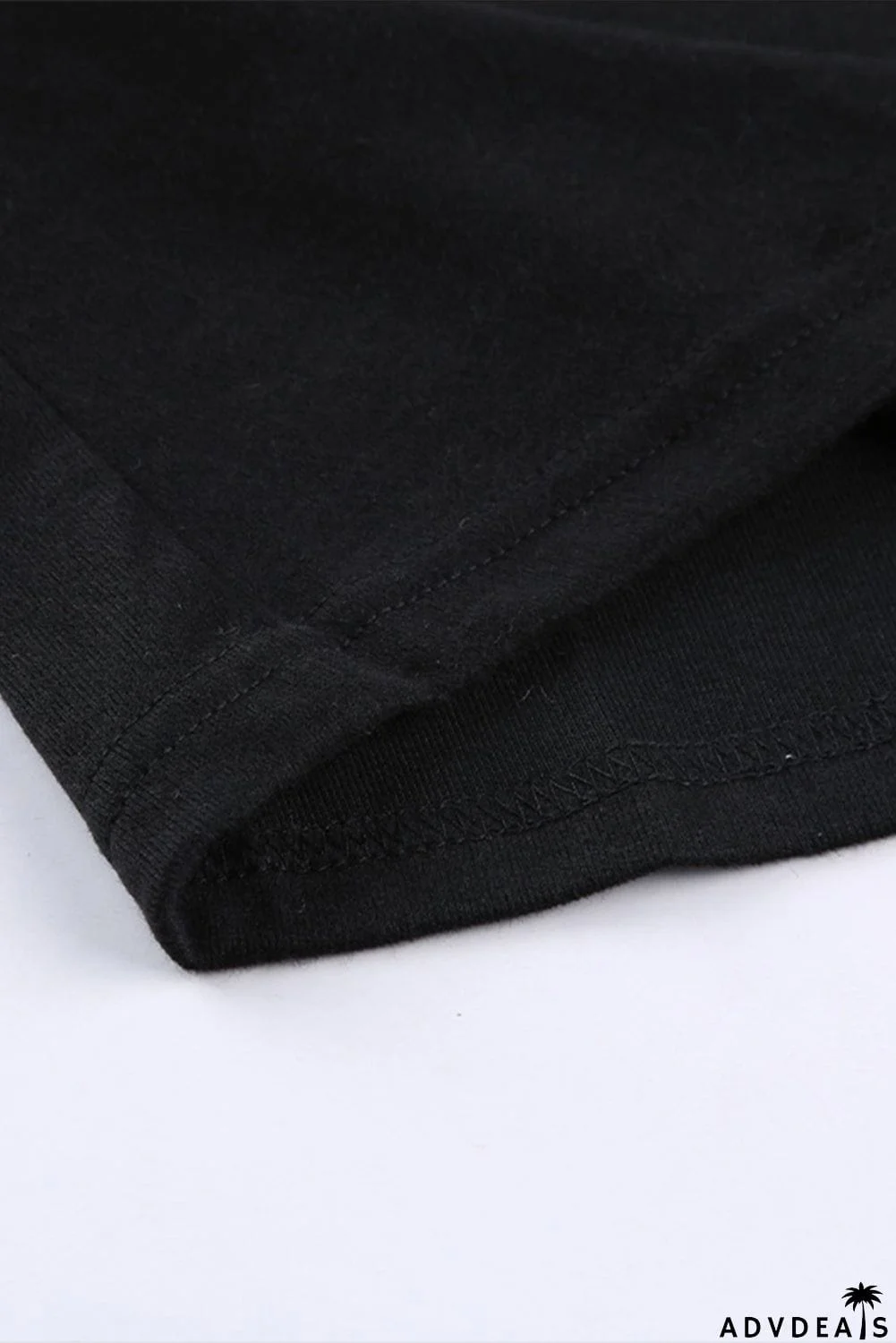 Sequin Shoulder Long Sleeve Top