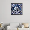 Club de rugby-Peinture diamant ronde abdominale partielle-40*40cm