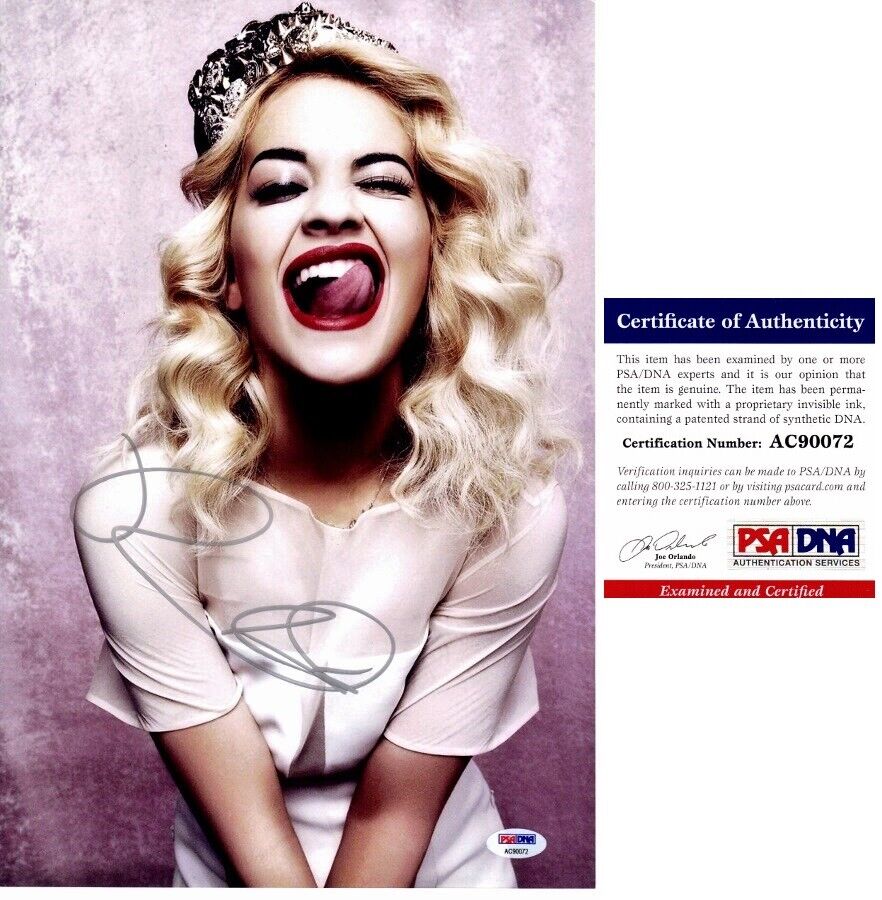 Rita Ora Signed - Autographed British Pop Singer 10x15 Photo Poster painting with PSA/DNA COA