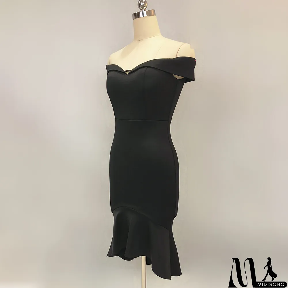 MidiSono - Women Spring Off Shoulder Mermaid Wedding Dress