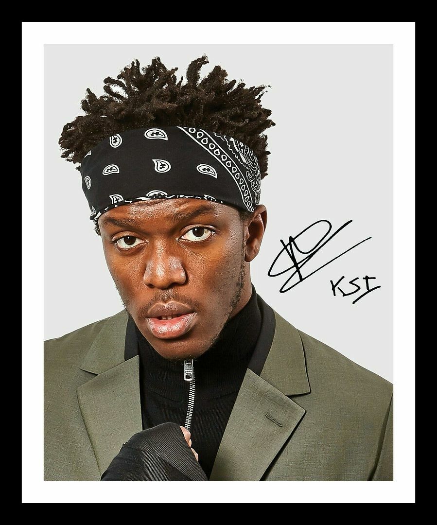 KSI - Sidemen Autograph Signed & Framed Photo Poster painting