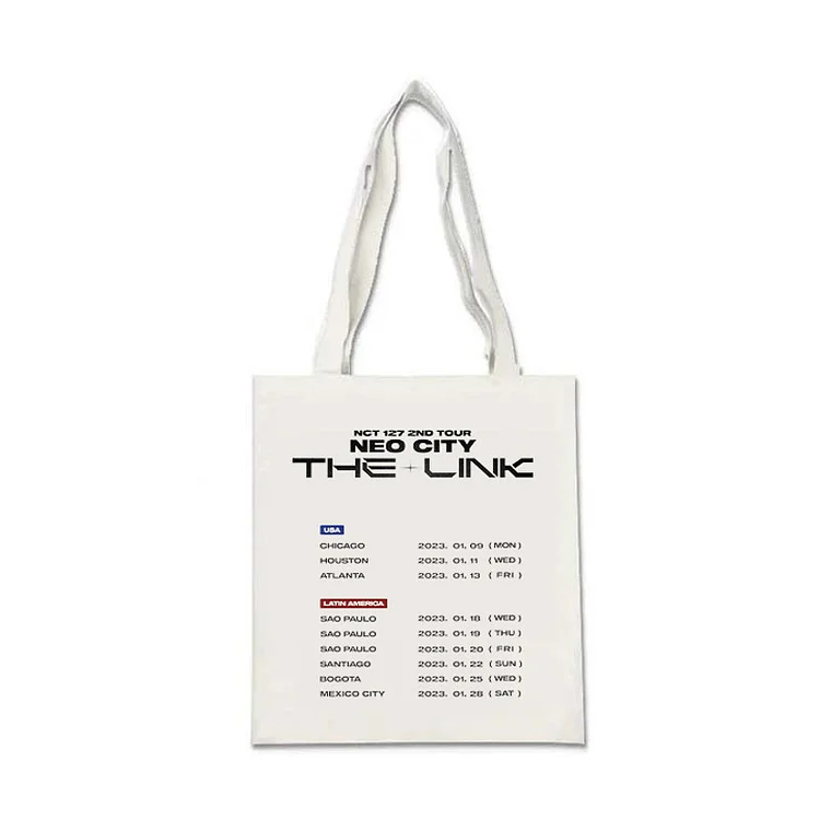 NCT 127 World Tour NEO CITY THE LINK City Tote Handbag