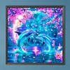 Diamond Painting-DIY Full Round Drill Dolphin(40*40CM)