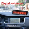 3 In 1 Mini Electronic Car Clock Car Inside Outside Thermometer Voltage Monitor