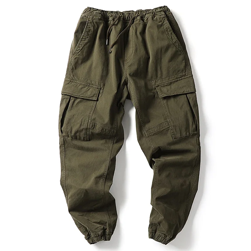 Casual Military Tactical Solid Color Jogging Pants