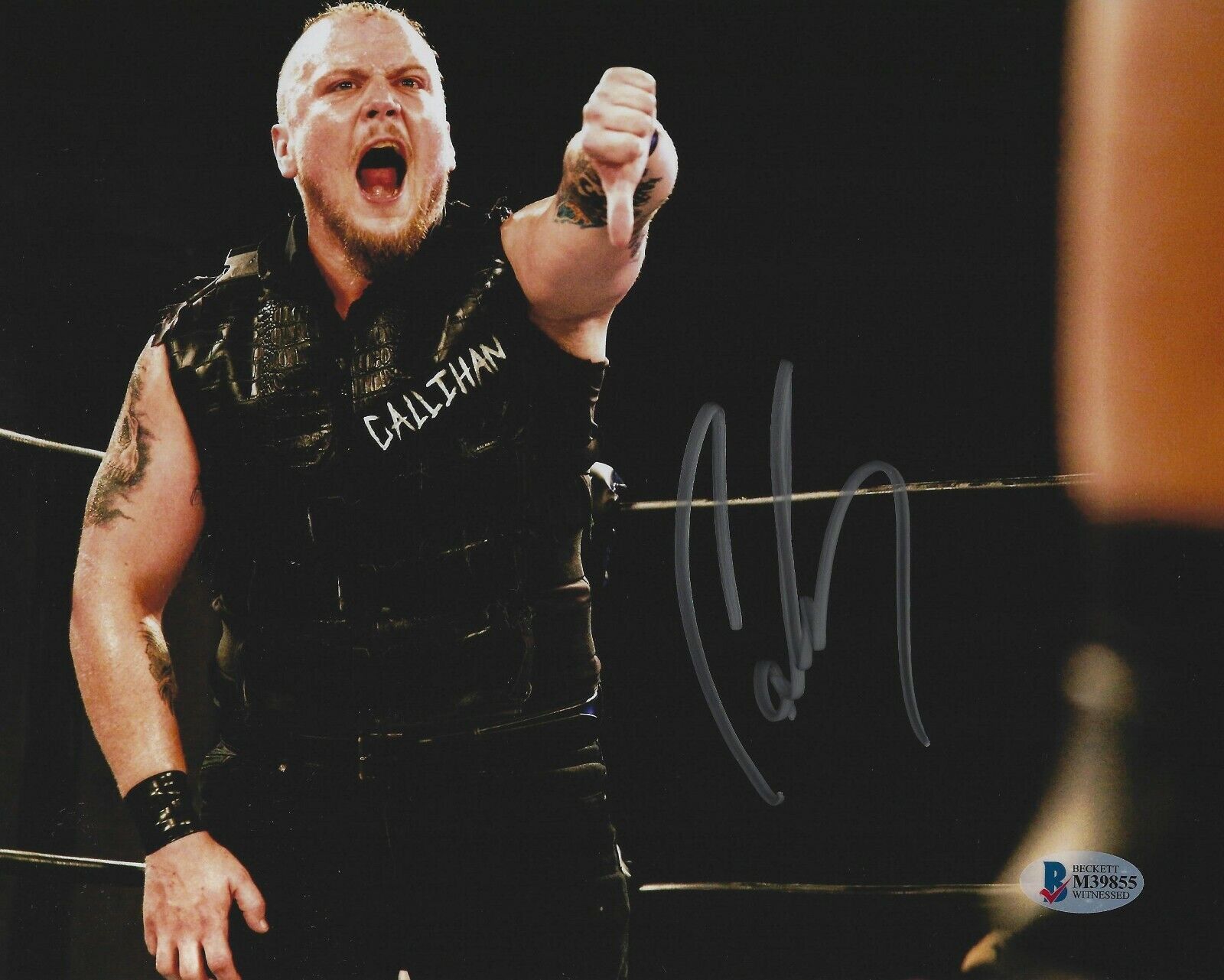 Sami Callihan Signed 8x10 Photo Poster painting BAS Beckett COA WWE Impact Wrestling Autograph 3