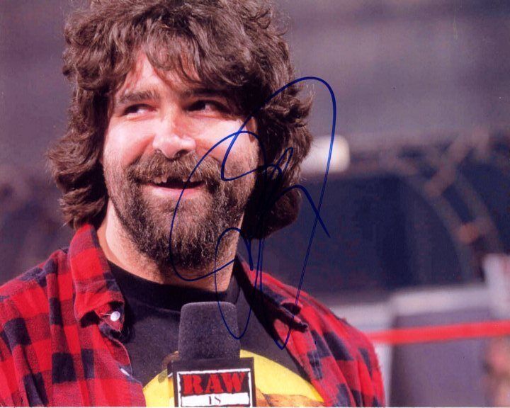 MICK FOLEY signed autographed WWE RAW WRESTLING Photo Poster painting