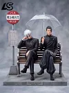 1/6 Scale Gojo Satoru & Geto Suguru at a Bus Stop - Jujutsu Kaisen Statue - LS Studio