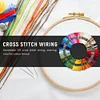 100pcs Cross Stitch Thread Colorful DIY Embroidery Sewing Floss Line Kit