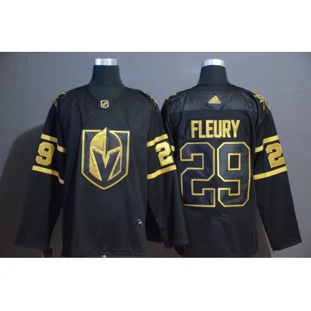 Men's Vegas Golden Knights #29 Marc-Andre Fleury Black Golden 2019 NHL All-Star Game Jersey