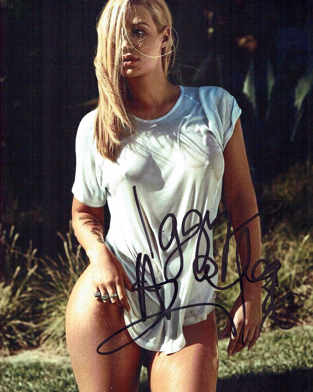 Iggy AZALEA Singer Model SIGNED Autograph 10x8 Glamour Sexy Photo Poster painting D AFTAL COA